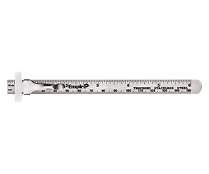Empire Level 6 Pocket Ruler Stainless Steel