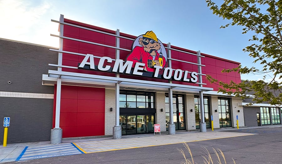 Acme Tools Eagan,MN rendered storefront