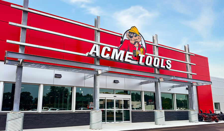 Acme Tools Rochester,MN rendered storefront