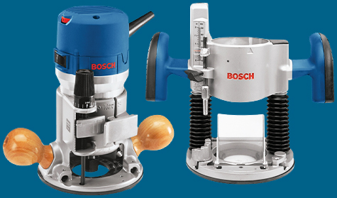 Bosch Reconditioned 2.25 Hp Plunge and Fixed Base Router Kit