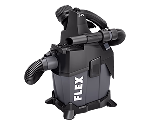 FLEX 24V 1.6 Gallon WET/DRY Vacuum