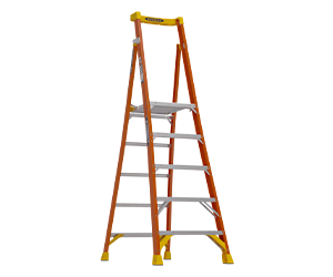 Werner Type Ia 300 pound Fiberglass 5 Foot Podium Ladder