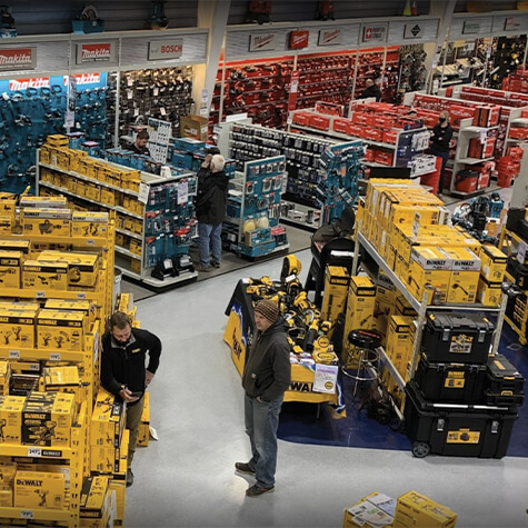 Tool displays at the Acme Tools in Bismarck,ND Tool displays at the Acme Tools in Bismarck,ND