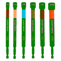 Klein Tools Magnetic Power Nut Setters 6pc