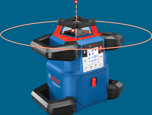 Bosch 18V Revolve 4000 Horizontal and Vertical Rotary Laser Kit