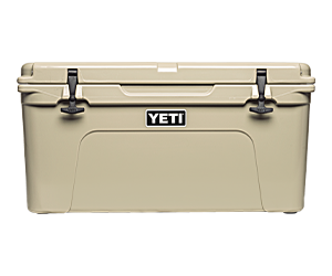 Yeti Tundra 65 cooler in Tan