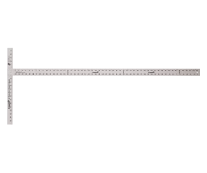 Empire Level 53.875 Inch Anodized Aluminum Drywall T Square with 1 Inch Graduation