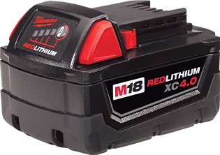 Milwaukee M18 Redlithium battery