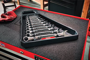 Craftsman 11 piece Sae raised panel combination wrench set