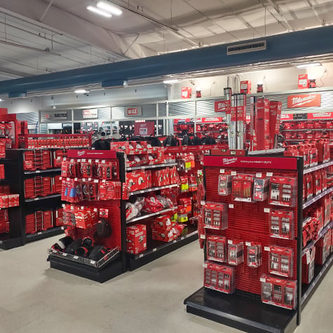 Aisles at the Acme Tools in Fargo, ND