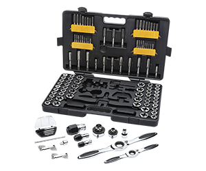 Gearwrench 114 piece Tap and Die Drive Tool Set Sae and Metric Large Ratcheting