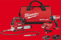 Milwaukee M18 Fuel .5 inch HighTorque Impact Wrench and Grease Gun Combo Kit
