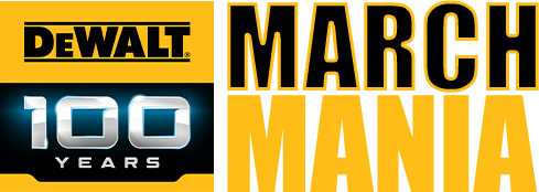 DEWALT 100 years March mania logo