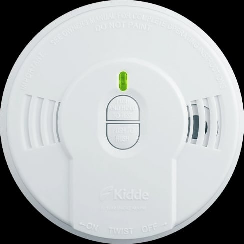 Kidde i9010 Sealed Lithium Battery Power Smoke Alarm with Hush