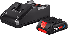 Bosch 18V CORE18V Starter Kit with (1) CORE18V 4.0 Ah Compact Battery