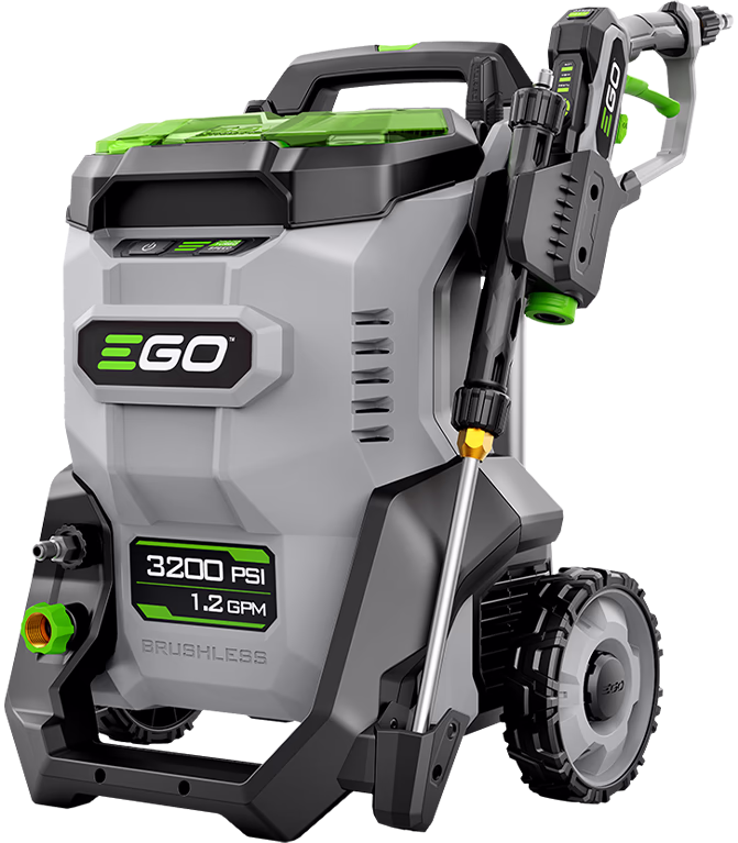 EGO POWER+ 3200 PSI 1.2 GPM Battery Powered Cold Water Pressure Washer with 5 Spray Nozzles 6.0Ah Kit