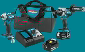 Makita 18V Lxt Lithium Ion Brushless Cordless 2 Piece Combo Kit 5.0Ah