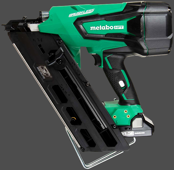 Metabo Hpt Pro Bundle 1.75 Inch Coil Roofing Nailer with Bonus Impact Driver Kit