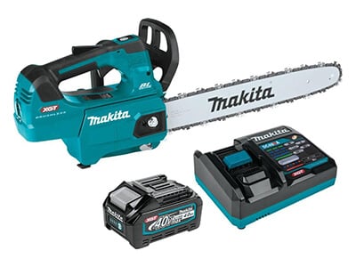 Makita 40V MAX XGT cordless 16 inch top handle chainsaw kit