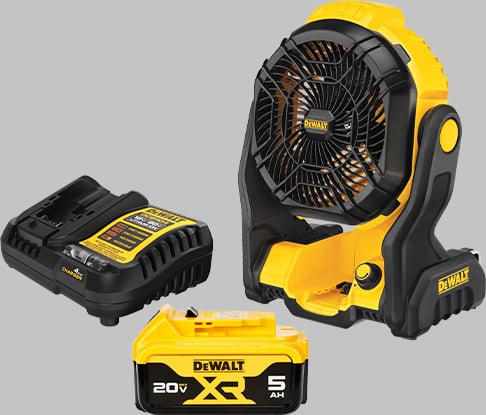 Dewalt 20V Max Jobsite Fan Kit