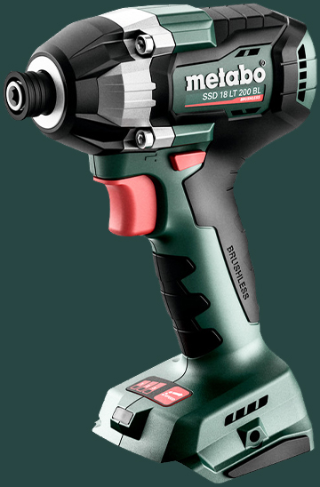 Metabo Ssd 18 Lt 200 Bl 18V .25 inch Hex Brushless Impact Driver
