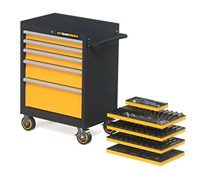 GEARWRENCH 247 Piece MEGAMOD Mechanics Tool Set in Modular Foam Trays With Storage Unit
