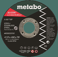 Metabo slicer wheel