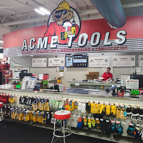 Sales Counter at Acme Tools Fargo, ND