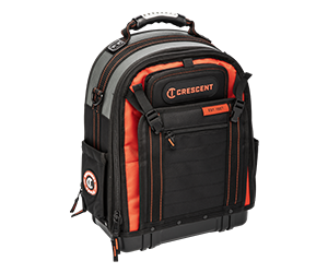 Crescent Tradesman Tool Bag 18 Inch Zippered Backpack