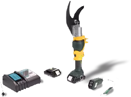 Greenlee Remote Battery Powered Pruner Kit with 120V Charger and 2 Batteries