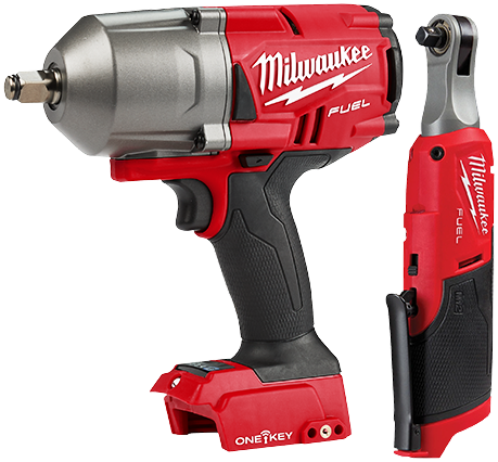 Milwaukee M18 Fuel Impact Wrench and M12 Fuel Ratchet