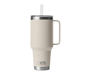 Yeti 35 ounce Rambler straw mug in Cape Taupe