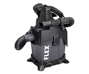 FLEX 24V 1.6 Gallon WET/DRY Vacuum (Bare Tool)