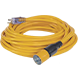 DEWALT Extension Cord Locking 50-foot 12/3 SJTW Yellow