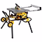 DEWALT 10in Jobsite Table Saw 32 1/2in Rip Capacity & Rolling Stand