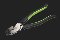 Greenlee Pliers Side Cutting 9 Inch Molded