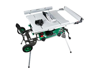 Metabo HPT 10in Jobsite Table Saw with Fold Roll Stand