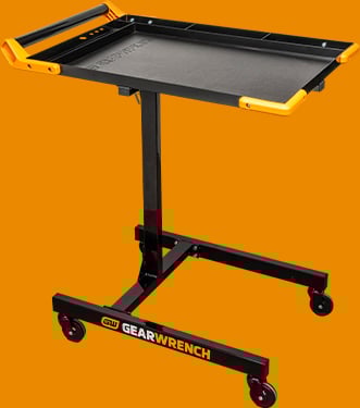 Gearwrench Adjustable Height Mobile Work Table 35 inch to 48 inch