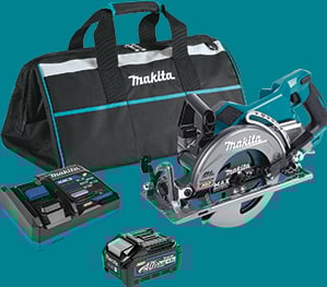Makita 40V max Xgt Circular Saw Kit Rear Handle 7.25 Inch