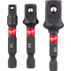 Milwaukee SHOCKWAVE Hex Shank Socket Adapter Set