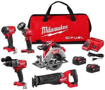 Milwaukee M18 FUEL 5 Tool Combo Kit