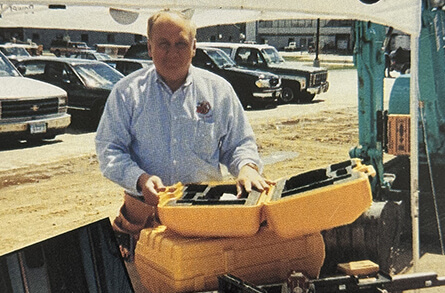Dan Kuhlman on site - 1998