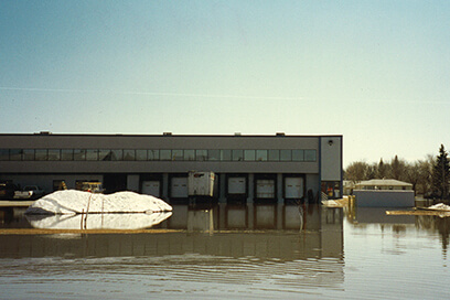 Flood Warehouse Shot