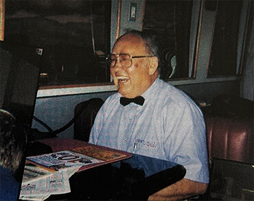Jack Peterson in KCNN Radio Superliner - 1998