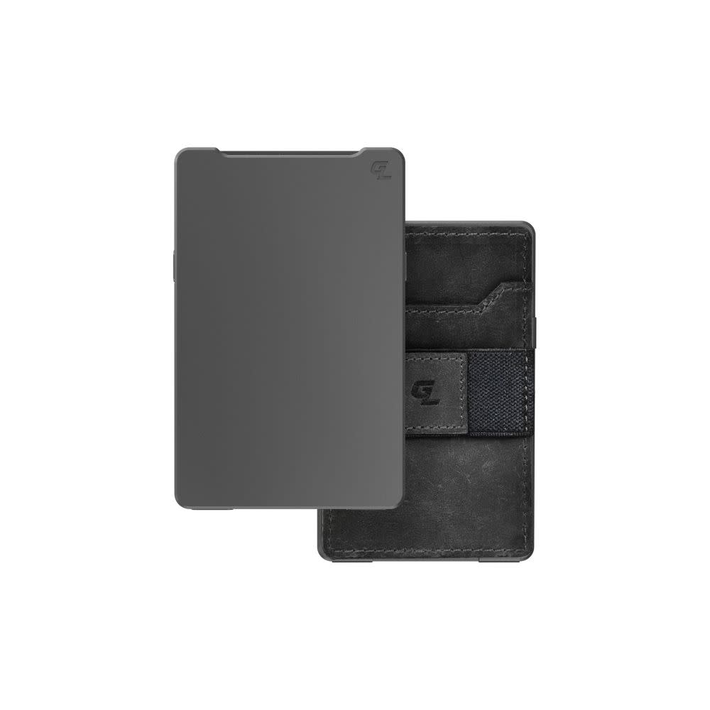 

Groove Life Wallet Gun Metal Black Leather
