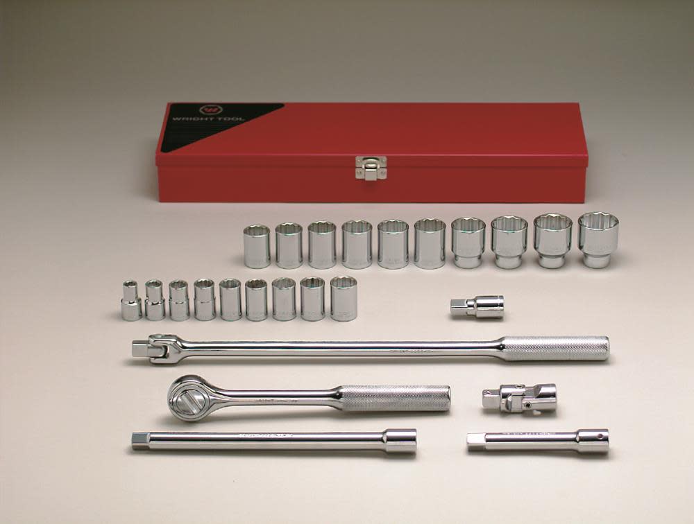 Wright Tool 1/2 In. Drive 25 pc. 12 pt Socket Set