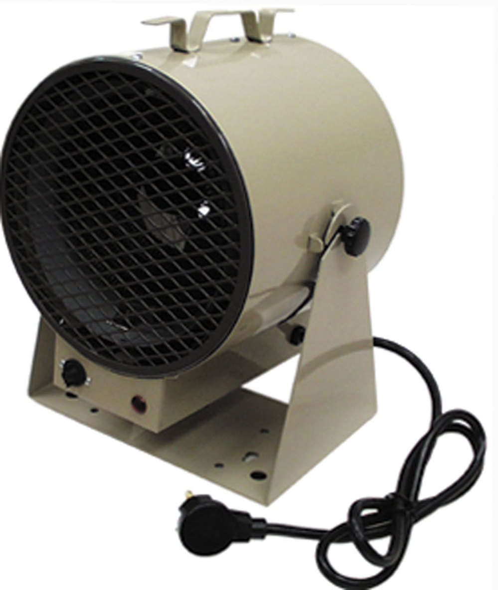 

TPI Corporation Fan Forced Portable Unit Heater 13652/10239 Max BTUs 16.7/14.4 Amps 1 Phase 240/208V 4000/3000 Watts