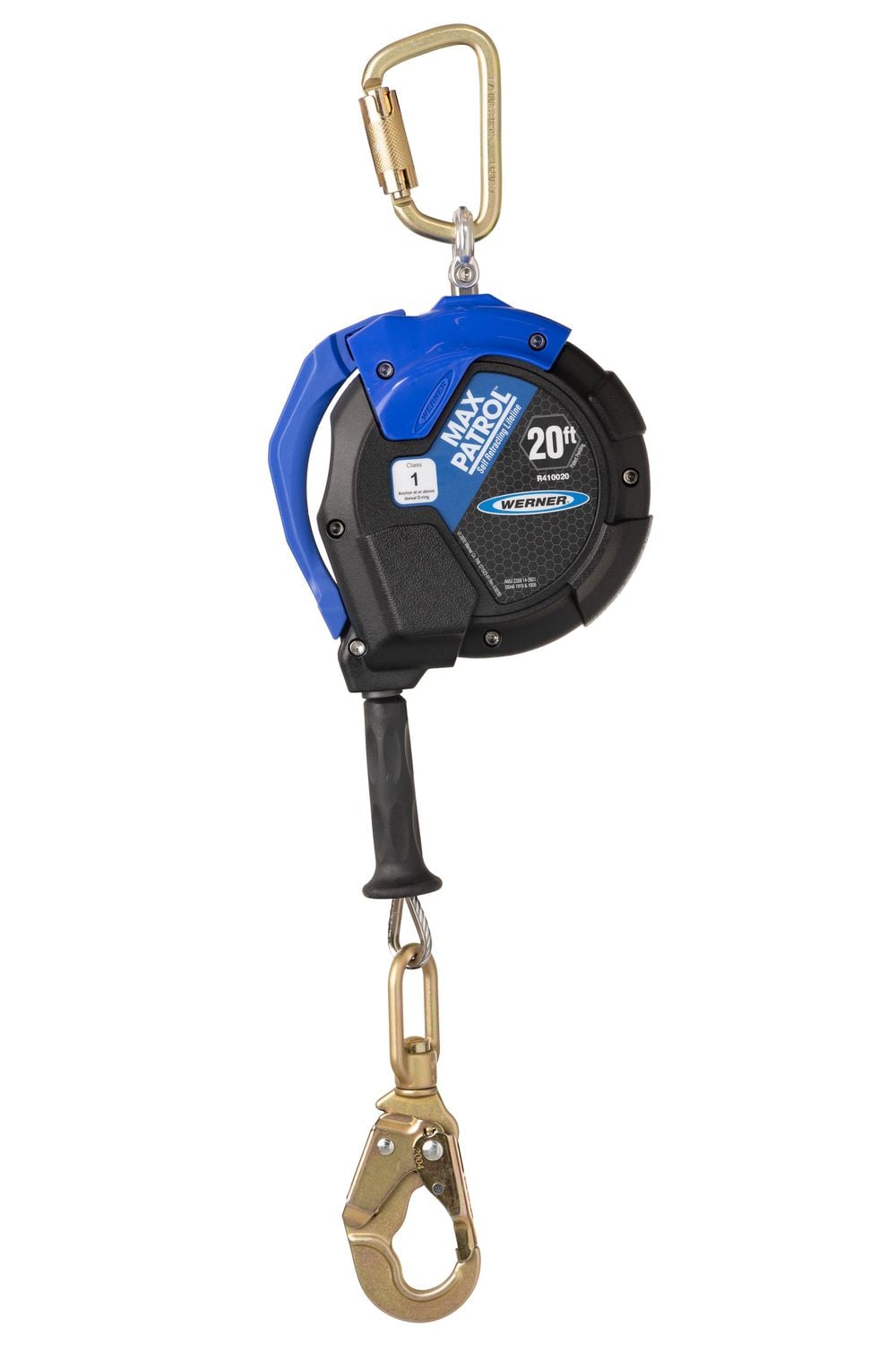 Werner 20' Max Patrol Self-Retracting Lifeline Galvanized Cable