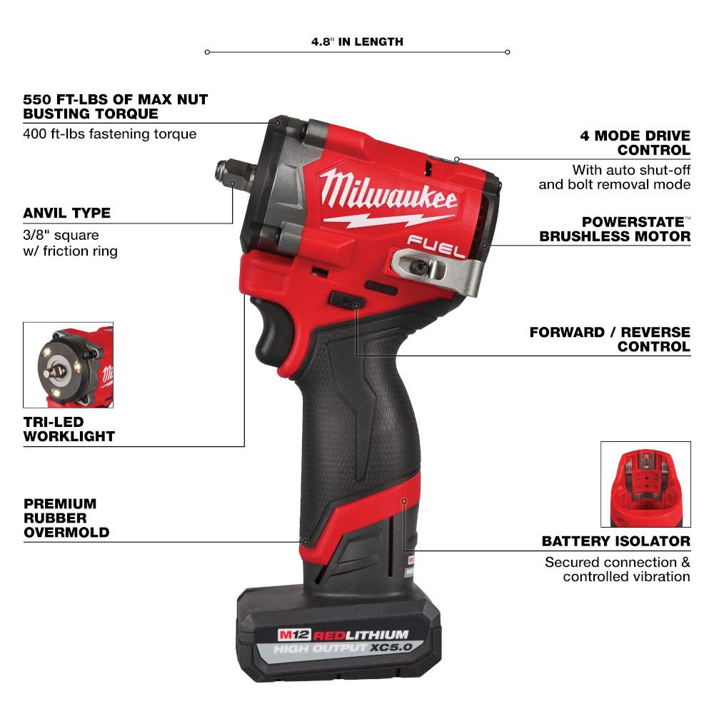 Milwaukee 38 stubby impact 2025