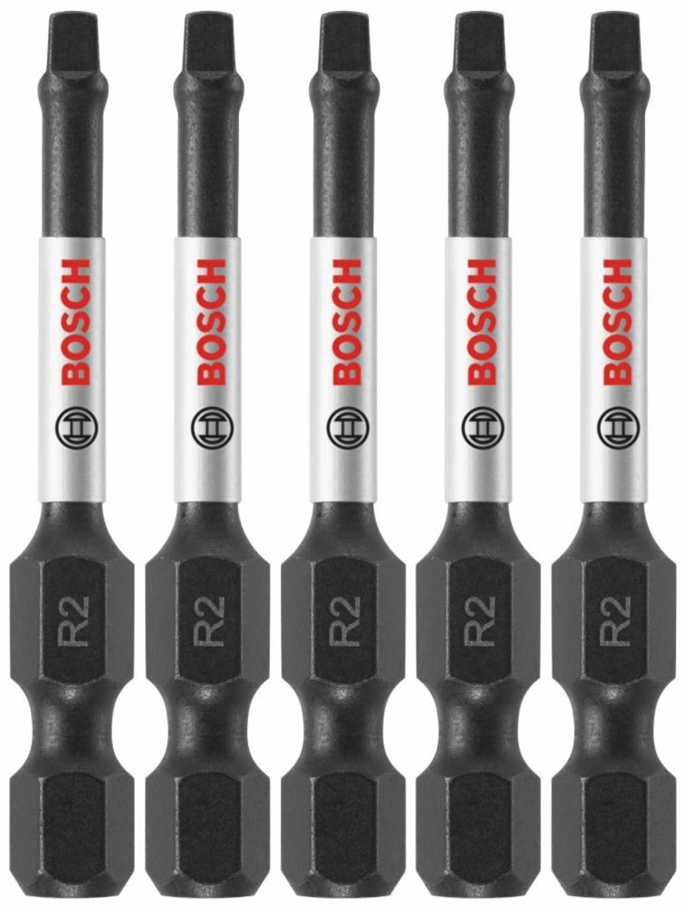 

Bosch (5) Impact Tough 2 In Square #2 Power Bits